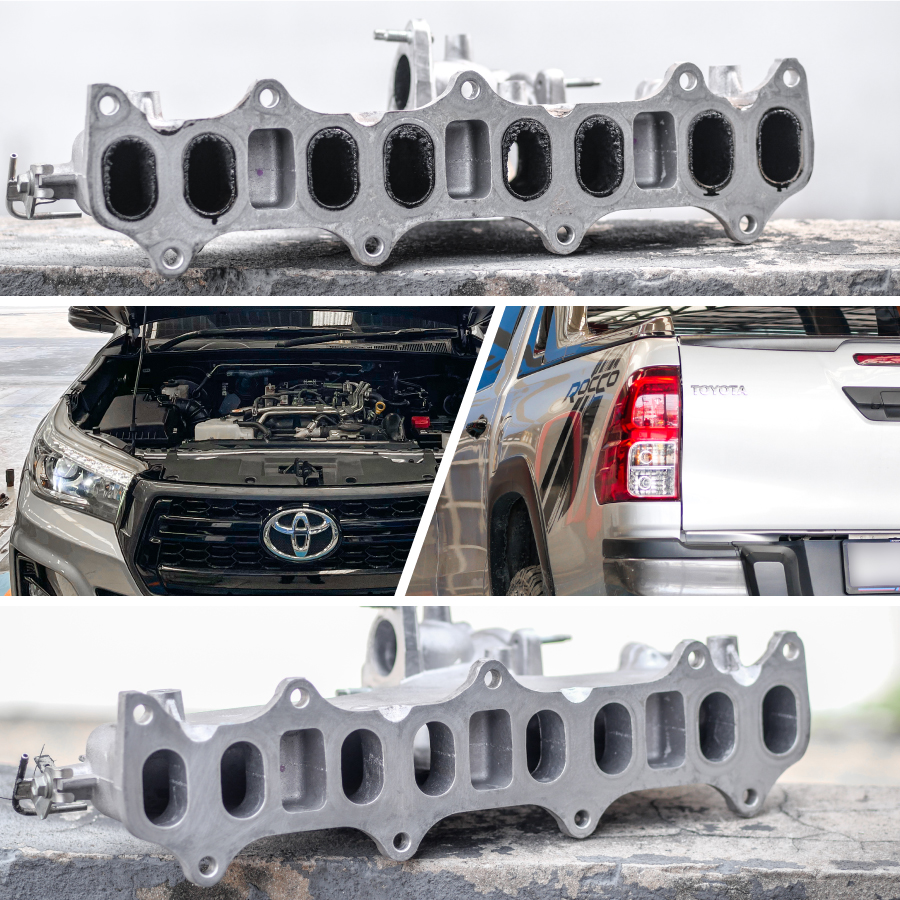 ล้างท่อร่วมไอดี & EGR | Toyota Revo